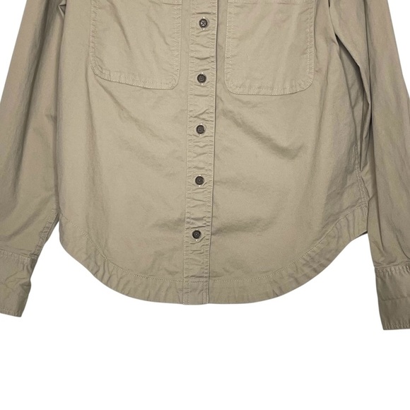 Banana Republic Maverick Tan Twill Button down Shirt size XS - Picture 8 of 14